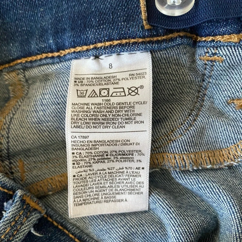 Set of Two Kids Old Navy and Liberty Valor Blue Denim Stretch Slim Fit Jeans